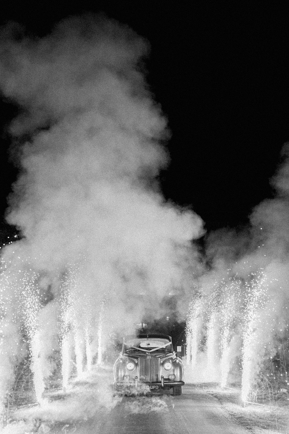 BEST WEDDING PLANNER UK FIREWORKS ROLLS ROYCE BON VOYAGE